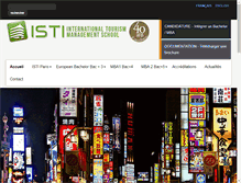 Tablet Screenshot of isti-paris.com